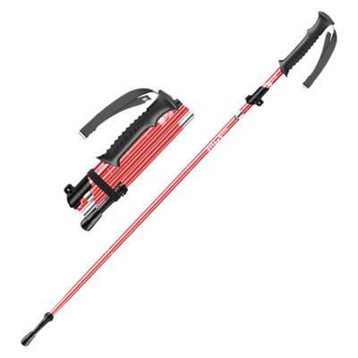 钓鱼熊登山杖超轻折叠防滑伸缩