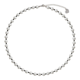 AJIDOU阿吉豆项链女毛衣链珍珠线下专柜同款时尚优雅锁骨链颈链