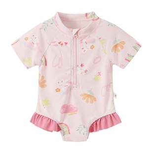 [防晒速干]女童连体泳衣2小童夏季沙滩服游泳衣儿童温泉5宝宝泳装