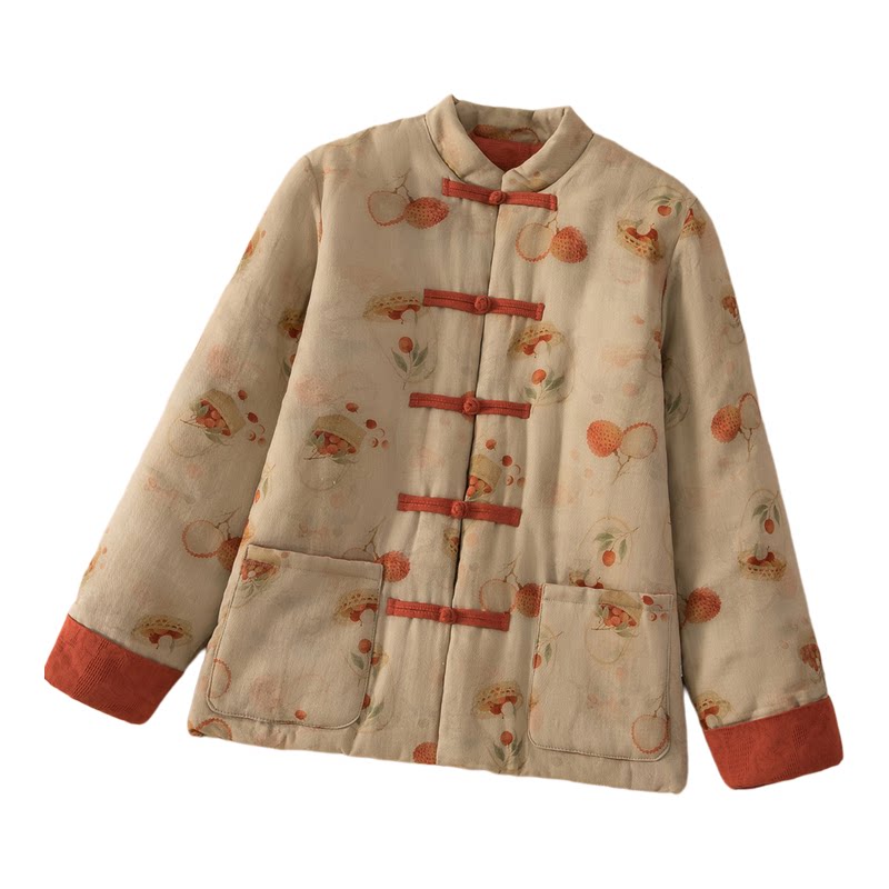 中国风棉花棉袄夹棉外穿棉服