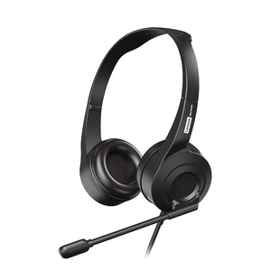 Lenovo联想头戴式耳机带麦线控手机电脑平板学习网课家用办公耳麦