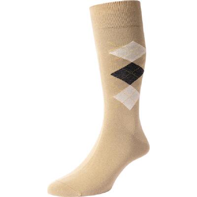 男士西装袜菱格纹中筒袜透气休闲