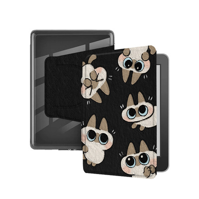 适用Kindle磁吸分离Paperwhite小豆泥电纸书kpw1卡通2可爱3透明壳4趣味5第11/12代658青春版958电子书保护套