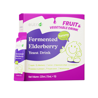 迪辅乐怡萃多发酵接骨木莓酵母饮品儿童宝宝维生素VC液体