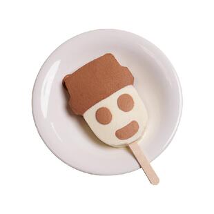 美登高无蔗糖小雪人小同学冰淇淋雪糕奶油香芋家庭装