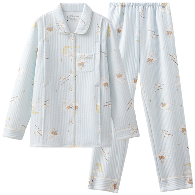 十月结晶空气暖暖棉月子服