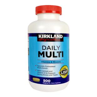 美国原装kirkland复合维生素综合成人女性男士多种维生素矿物质片