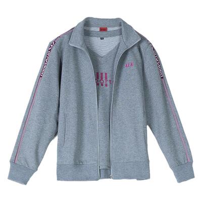 奶奶春装运动套装新款外套三件套