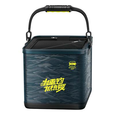 本诺新型钓鱼打水桶一体成型专用路亚鱼桶折叠活鱼桶野钓鱼护水桶