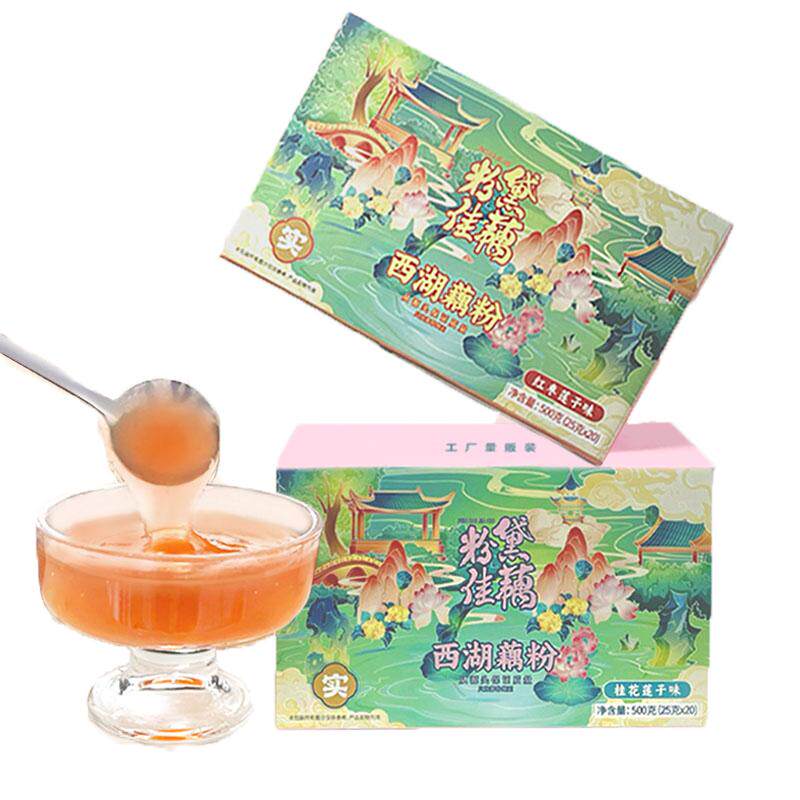 杭州老字号万隆果干食品西湖藕粉