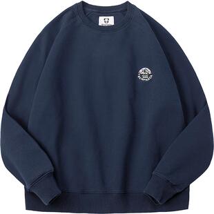 BENPANDA 春秋卫衣男士重磅450G多色圆领新款日系刺无帽套头上衣