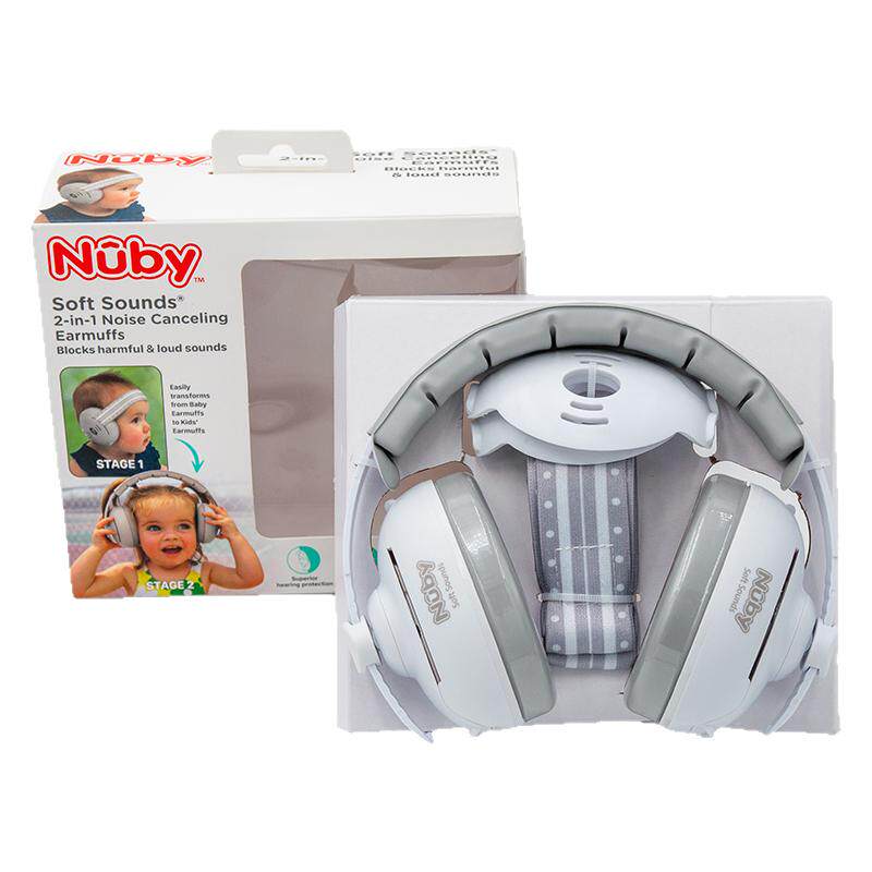 Nuby努比2合1婴儿隔音降噪耳罩