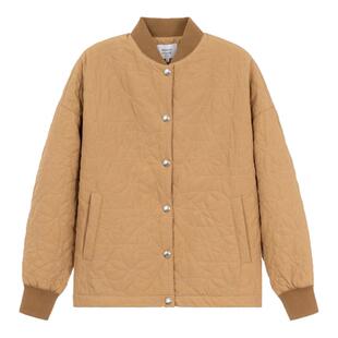 MAISON KITSUNE 女士宽松立领单排扣棉服外套银泰百货精品 301574