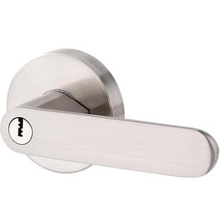 替换球形锁室内卧室执手锁房间门锁圆形锁把手家用通用型三杆门锁