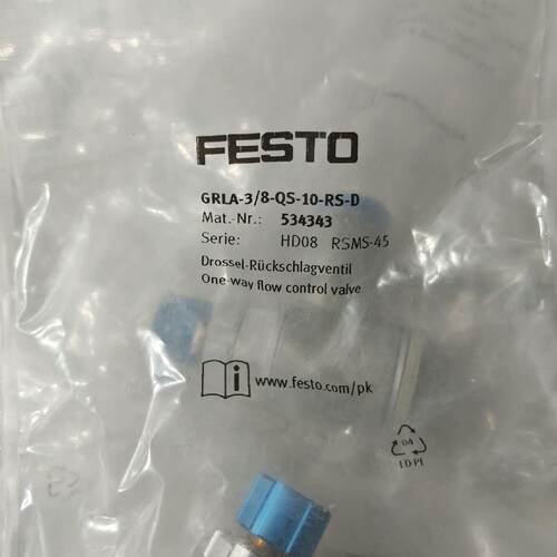 FESTO，全新Festo节流阀，型号GRAL-3/8-QS议价