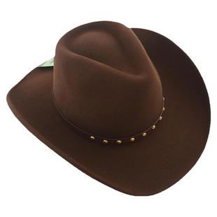 PUBLIC RADIO｜COWBOY2022西部纯羊毛牛仔帽美式复古男女做旧卷边