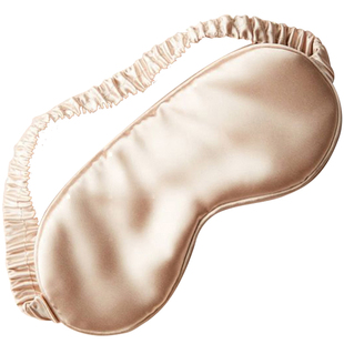 吉然 奢华真丝眼罩旅行睡眠解乏 全桑蚕丝护眼罩午睡遮光透气