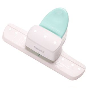 可得优3孔活页打孔器4mm小孔径3/6/9孔装订手账本打孔机A4A5A6A7M5B5通用