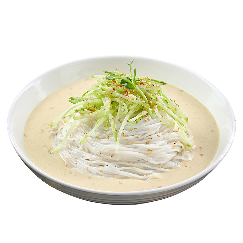 崔奶奶凉豆面延边朝鲜族特产豆浆面豆汁风味冰面延吉网红凉拌汤面
