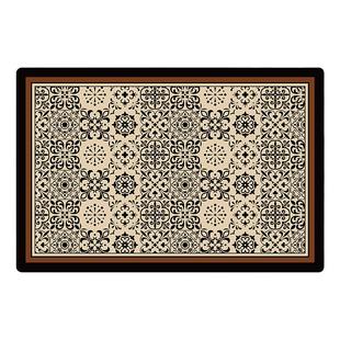 美拉德色系美式复古高级感入户地垫中古风防滑脚垫玄关进门口地毯