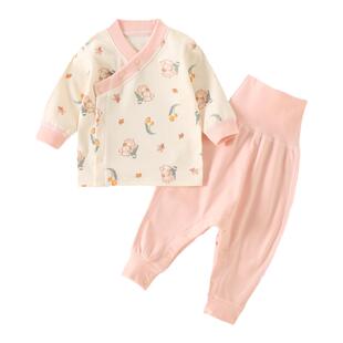 女宝宝德绒套装 春秋冬季幼儿内衣高腰裤子无骨婴儿秋衣秋裤超萌