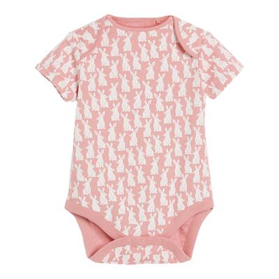 现货拆单英国NEXT新生儿男女宝宝纯棉短袖半无袖背心包屁三角哈衣