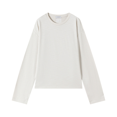 VLABMADE复古松弛竹节基础长袖