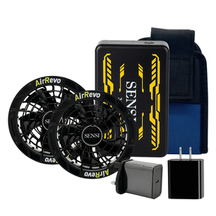 SENSI2026新款30V空调服专用风扇电池工地降温风扇衫配件充电宝