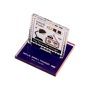 日本SANBY eric small things联名亚克力立式手账装饰素材印章