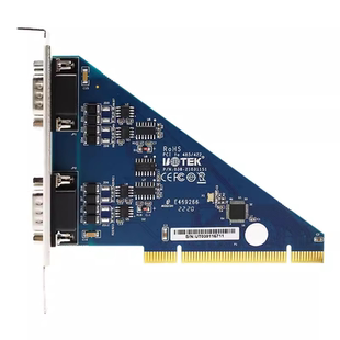 宇泰UT-7722 PCI转2口RS485/422电脑串口卡PCI转485串口卡工业级