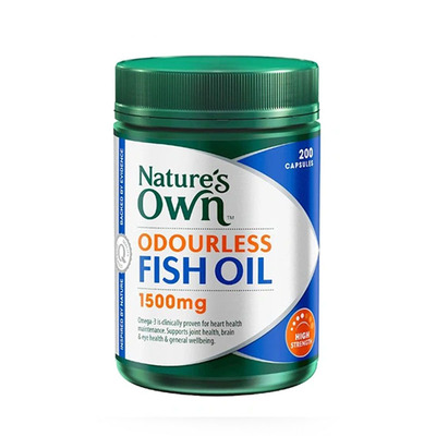 澳洲直邮NATURES OWN高倍高含量无腥味深海鱼油1500mg200/400粒