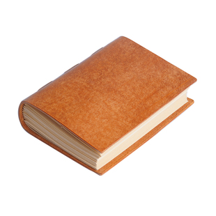 头层牛皮记事本 手工制作真皮笔记本 复古旅行本学生日记本