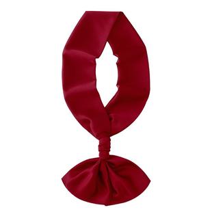 大红色小长条方巾丝巾女春秋纯色中国红妈妈护颈围脖子围巾薄纱巾