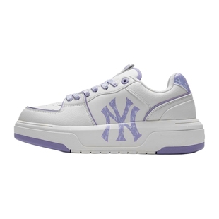 MLB官方 经典休闲鞋男鞋女鞋冬季新款厚底显高板鞋复古低帮运动鞋