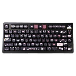 Maorbeng/猫尔本MAO高度黑粉女仆猫猫机械键盘十字键帽PBT热升华