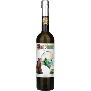 瑞士原瓶进口曼森苦艾酒66.6度Absinthe Mansinthe送进口杯等