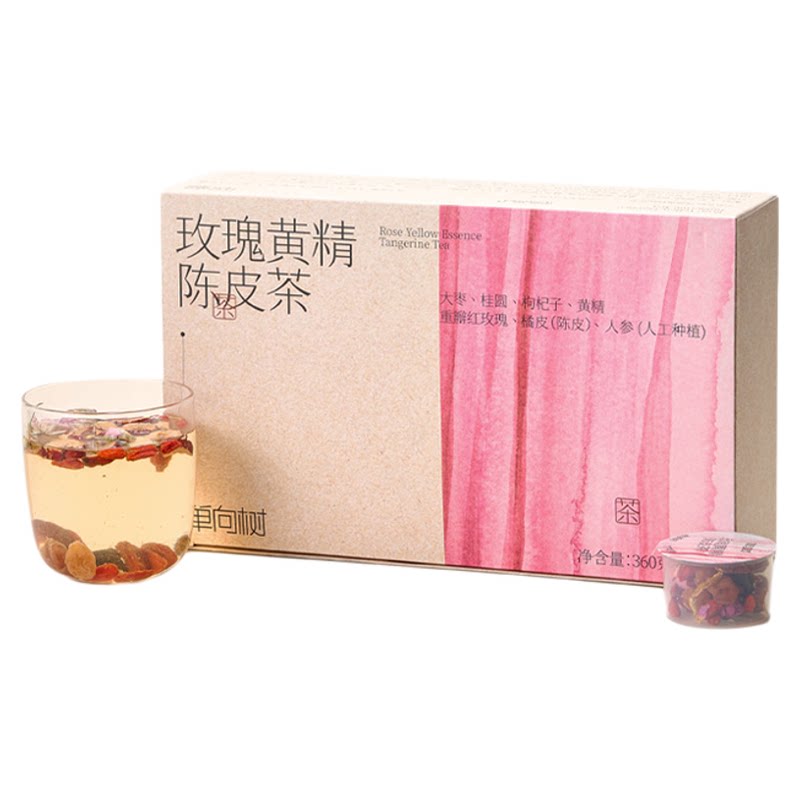 单向树养生茶冲泡茶饮