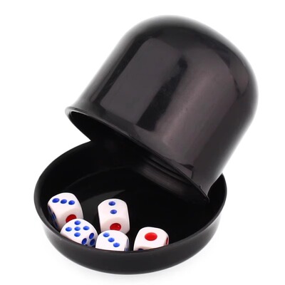 骰盅套装酒吧ktv烧烤大排档色盅筛子夜店喝酒筛盅摇色子骰子