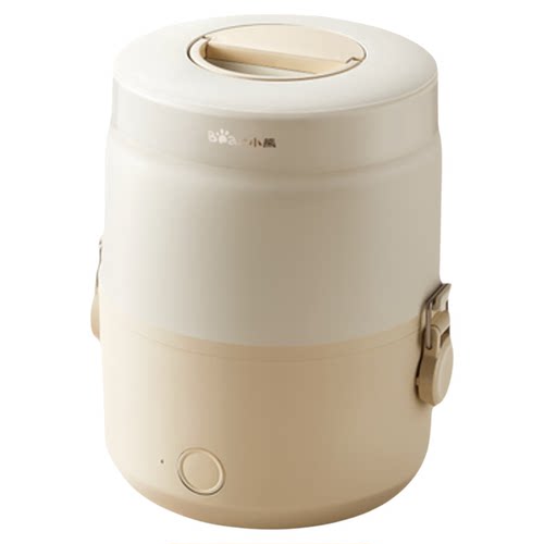 小熊电热饭盒双层保温饭盒可插电不锈钢蒸煮热饭神器便当盒 1.5L