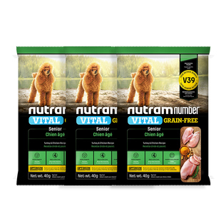 【新品U先】纽顿老年犬专用狗粮小型犬V39试吃40g*3泰迪狗粮犬粮
