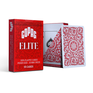 COPAG专业德州扑克WSOP比赛WPT菁英系列PVC塑料防水耐折大字磨砂