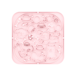 旭远狗狗慢食碗宠物防噎碗漏食酸奶舔舔盘猫咪舔食垫藏食丰容玩具