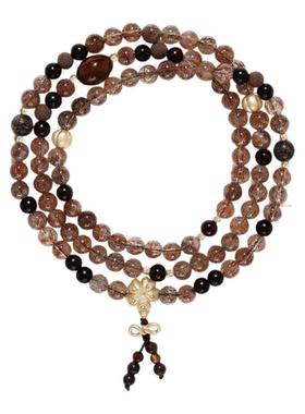 抱树BYROOTS种福108颗念珠藏香珠长链女圣诞礼物生日礼物送礼