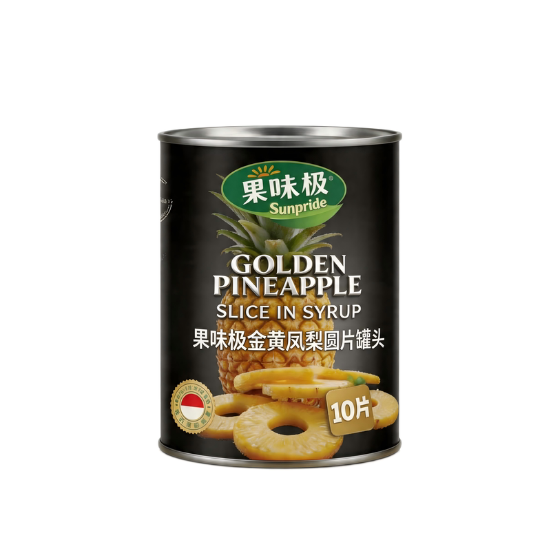 印尼进口果味极金凤梨罐头567g
