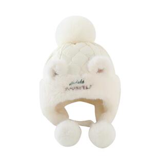 婴儿帽子冬季韩版加厚宝宝毛绒护耳帽秋冬男女小童保暖防风雷锋帽