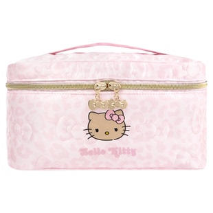 tbh野兽派家居三丽鸥Hello Kitty手提大容量旅行绗缝洗漱化妆包