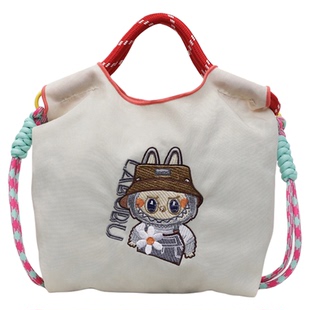 喻兮渔2025新款包包女初中生韩版大容量可爱高中小学生补课单肩包