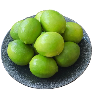 云南新鲜皮薄汁多青柠檬香水小柠檬塔希提酸爽无籽缅甸泰国风味