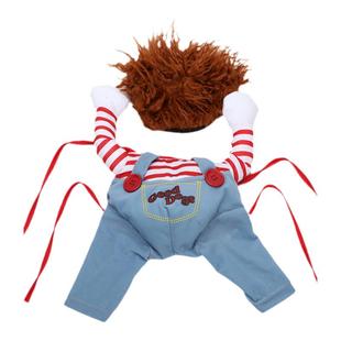 狗狗衣服宠物搞怪拿刀比熊博美雪纳瑞柯基大狗举刀搞笑拍照变身装