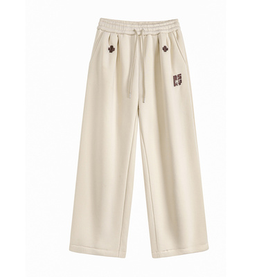 MANYSTON美式冬季加绒休闲裤子男